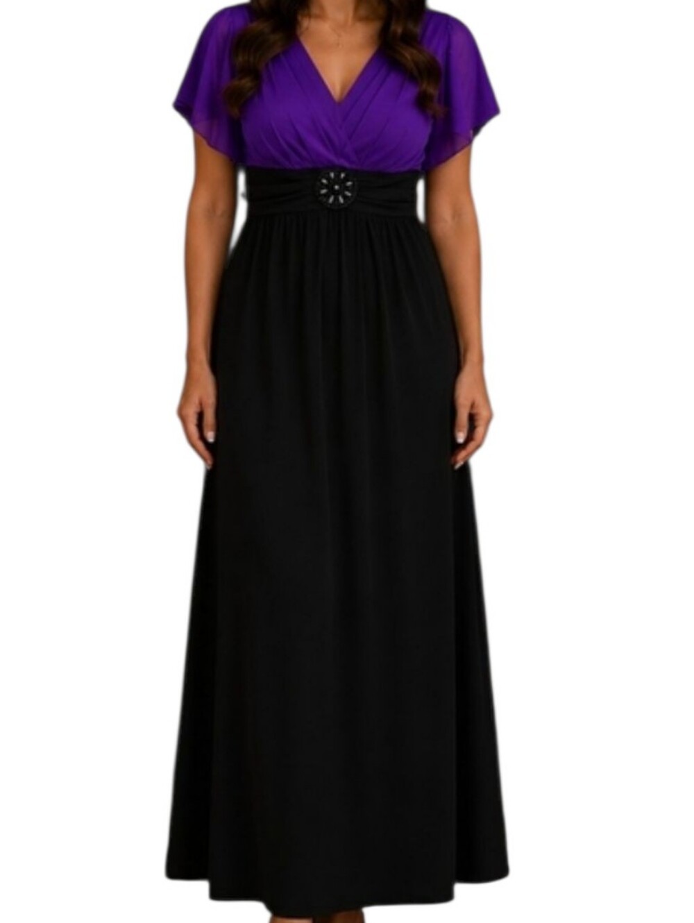 Enfocus Studio Colorblock Maxi Dress